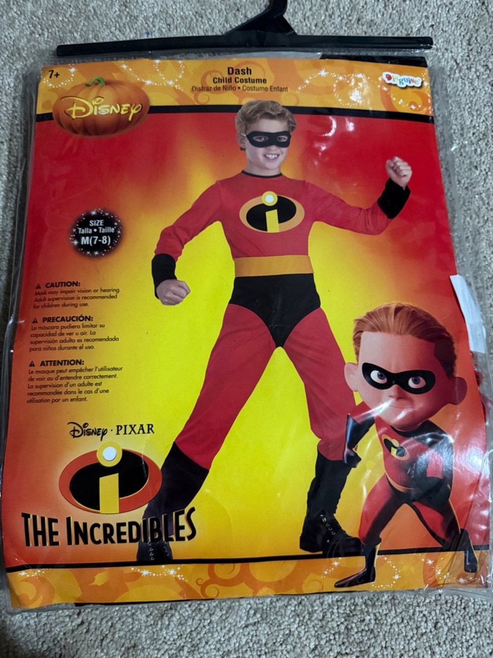 Disney Dash Superhero Costume - Red and Black